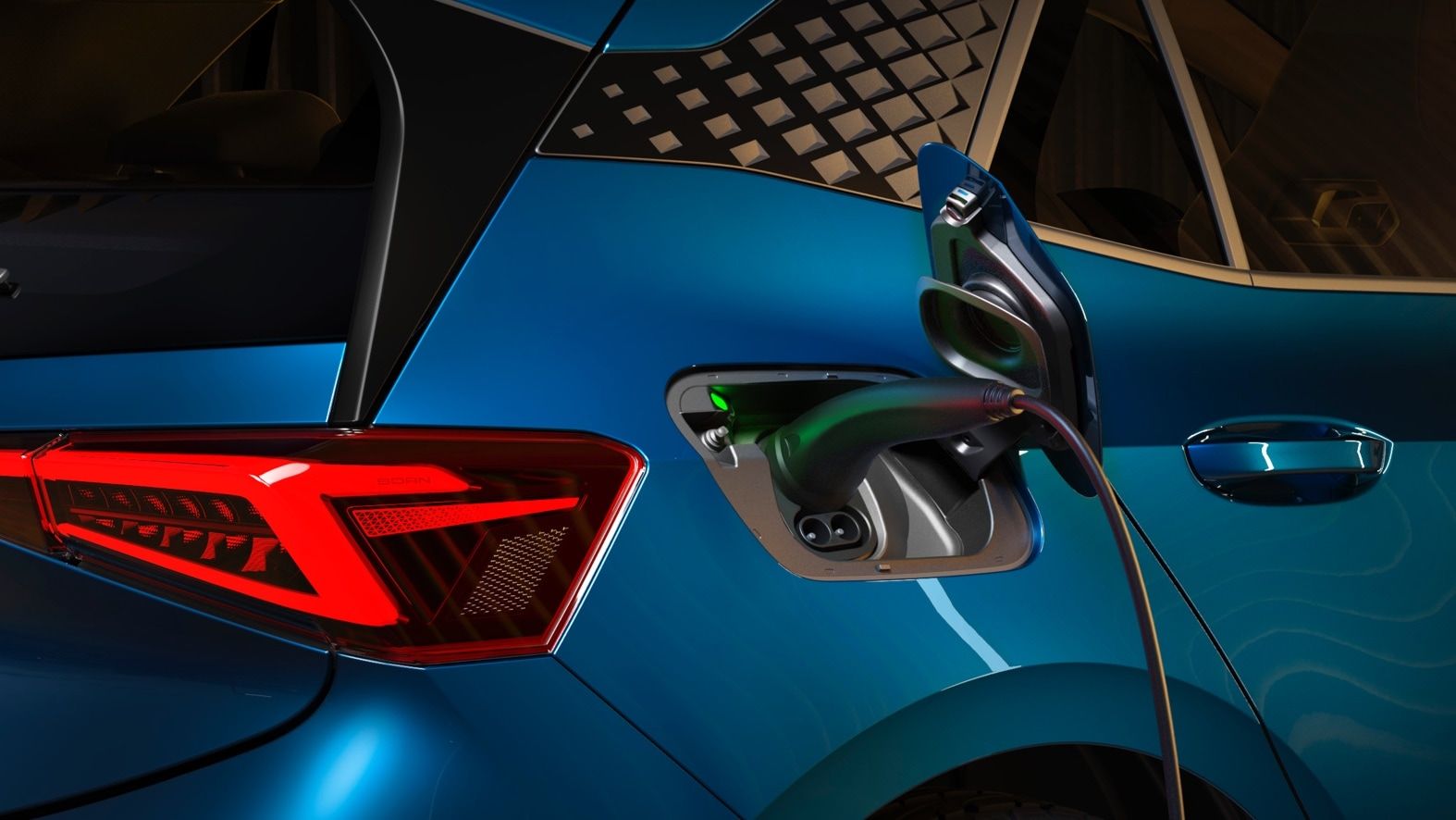 CUPRA Born Ansicht der Ladebuchse
