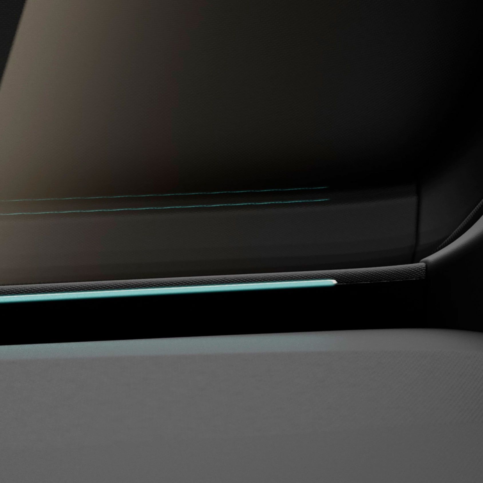 Innenansicht eines CUPRA Born mit Sennheiser-Sound und Smartlight