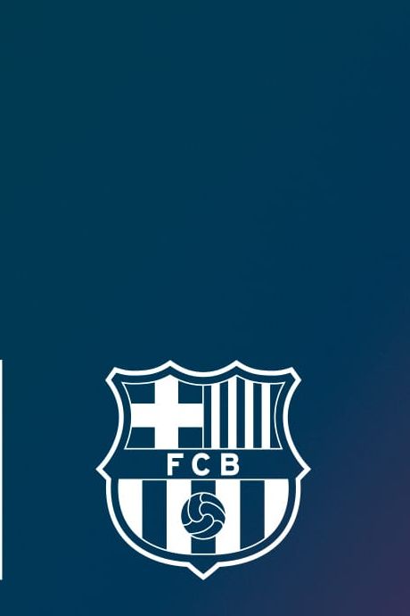 Temno modro ozadje z logotipoma znamke CUPRA in nogometnega kluba FC Barcelona ter napisom: URADNI AVTOMOBILSKI PARTNER FC BARCELONA.