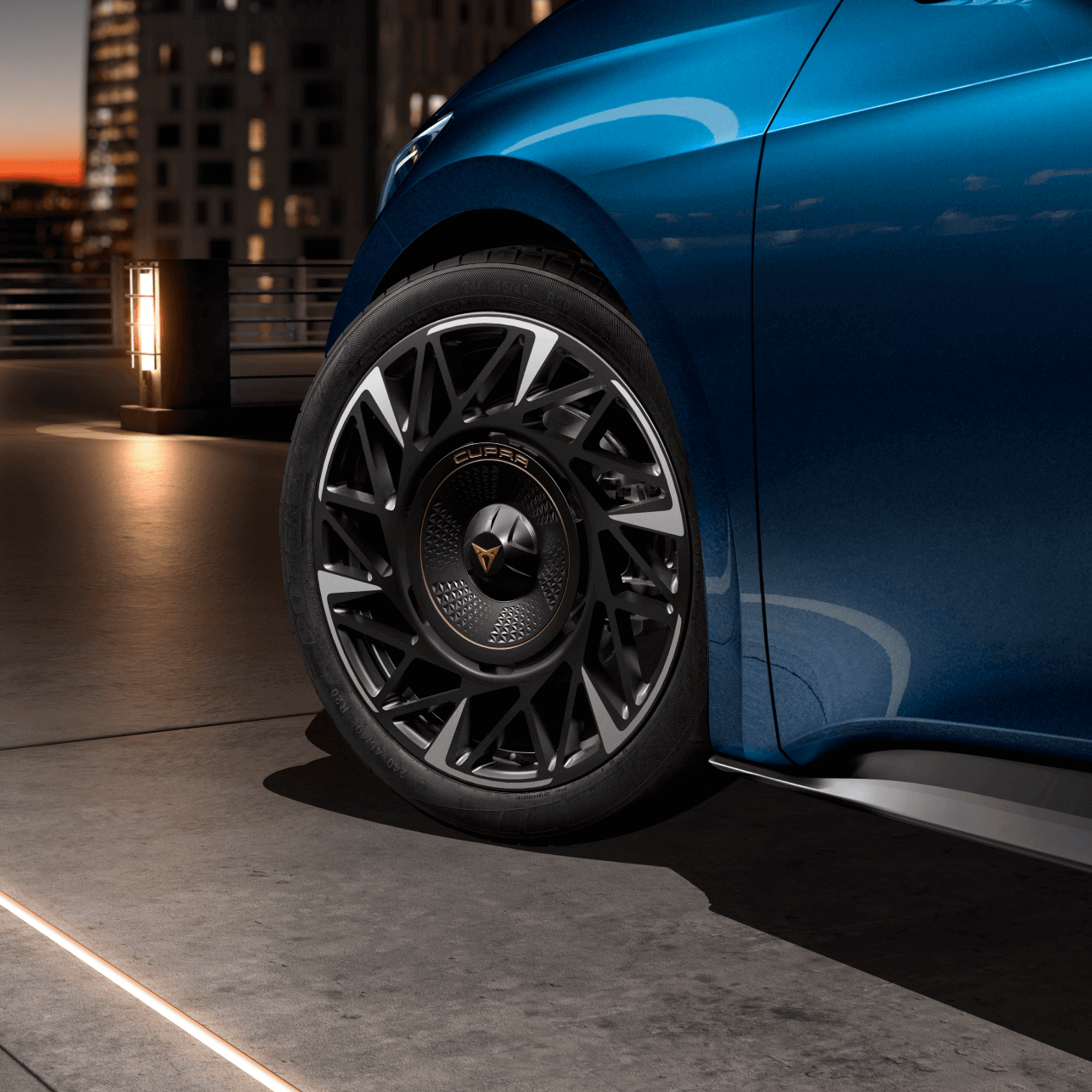 CUPRA Born 20 Zoll Leichtmetallfelgen Glossy Black Finish
