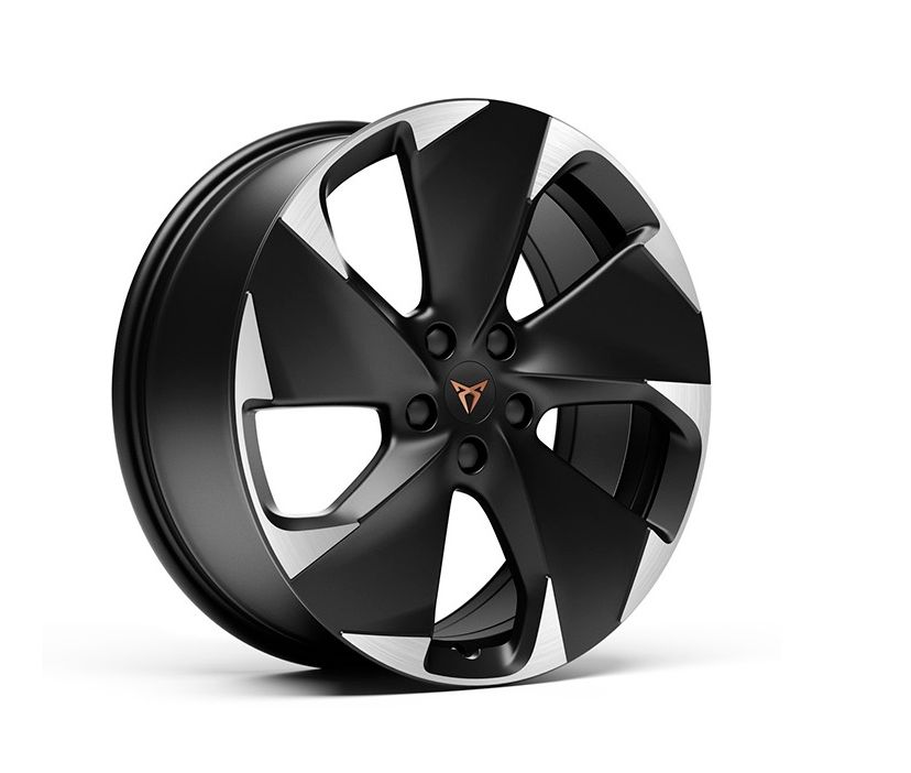 CUPRA Born Leichtmetallfelgen Typhoon Schwarz Silber